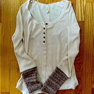 Free people - blush pink size small shirt